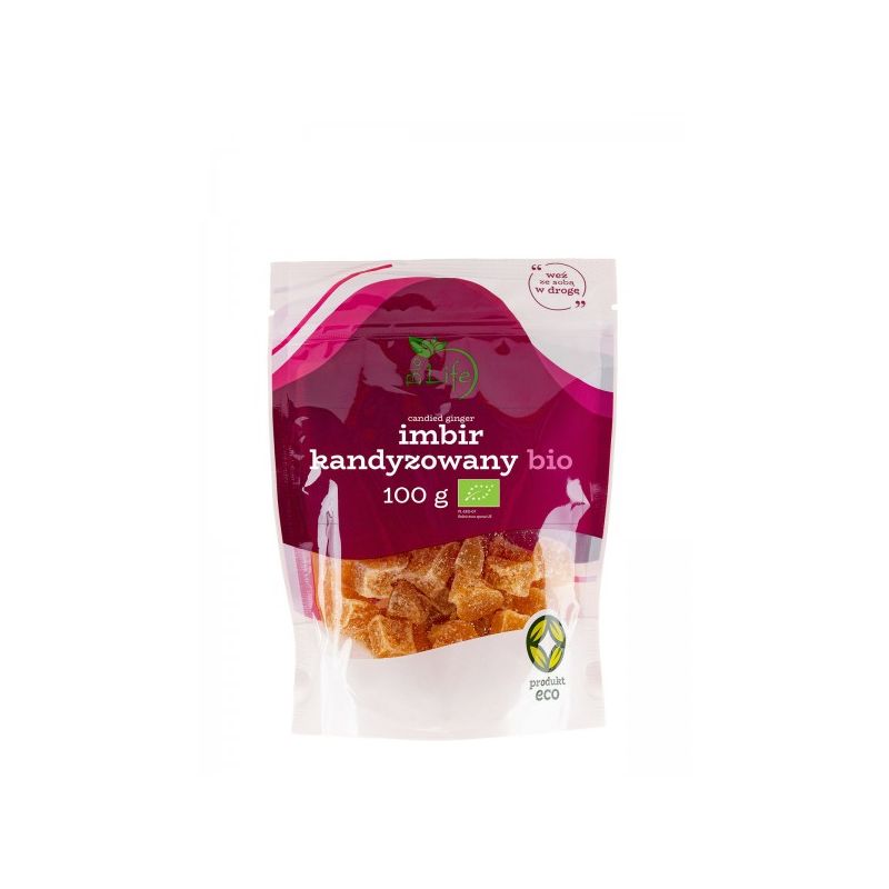 Imbir kandyzowany Bio 100 g Imbir kandyzowany Bio 100 g