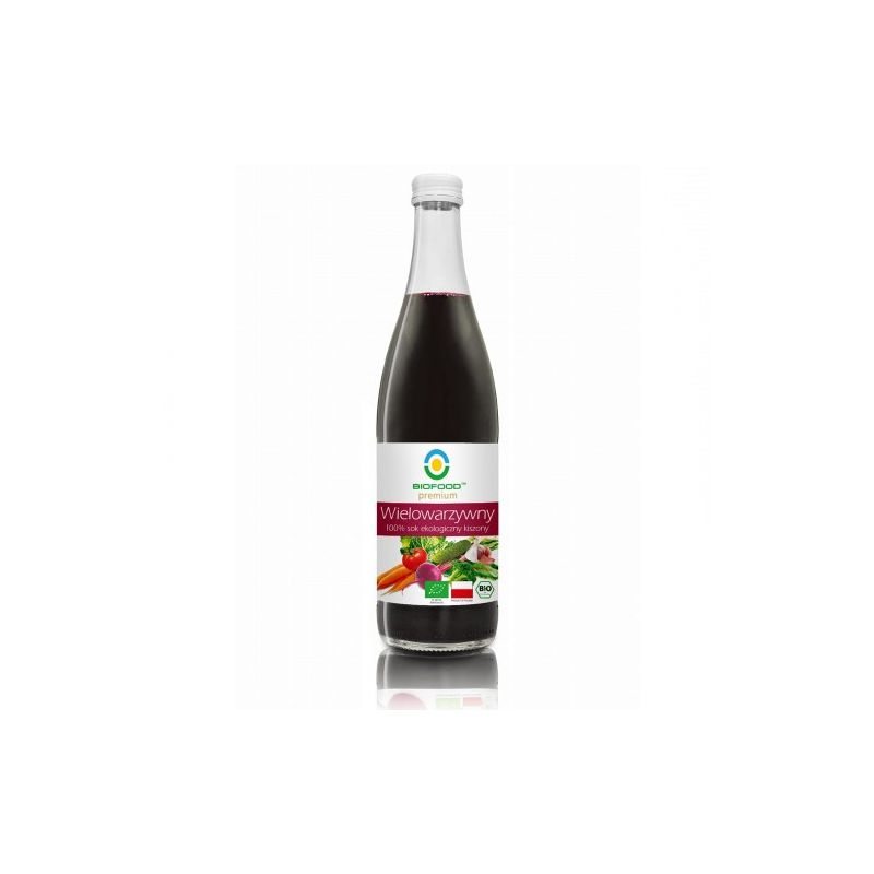 Sok wielowarzywny kiszony eko 500 ml Bio Food Sok wielowarzywny kiszony eko 500 ml Bio Food