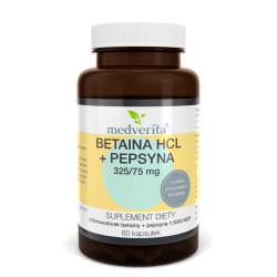 Betaina HCL + Pepsyna 60 kaps.