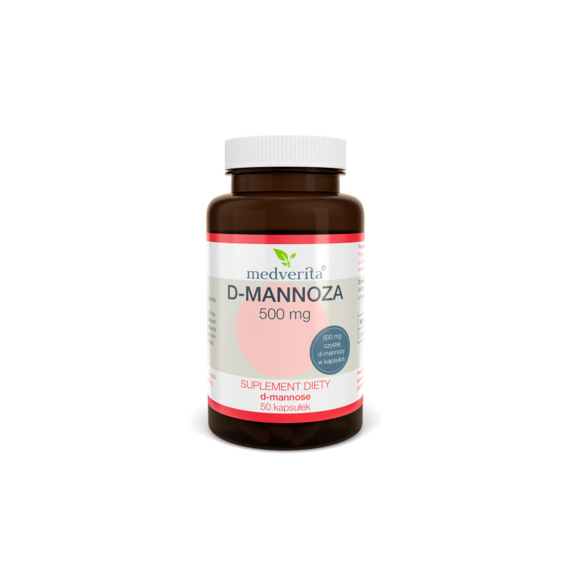 D-Mannoza 500 mg 50 kaps. D-Mannoza 500 mg 50 kaps.
