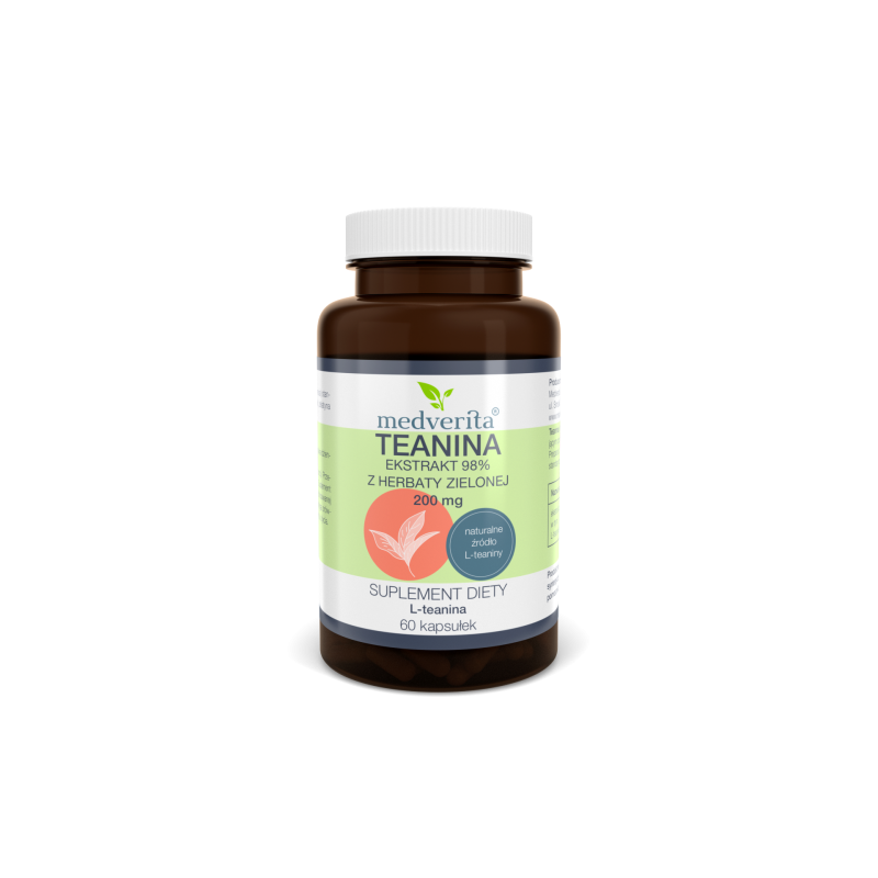 Teanina 200 mg 60 kaps. Teanina 200 mg 60 kaps.