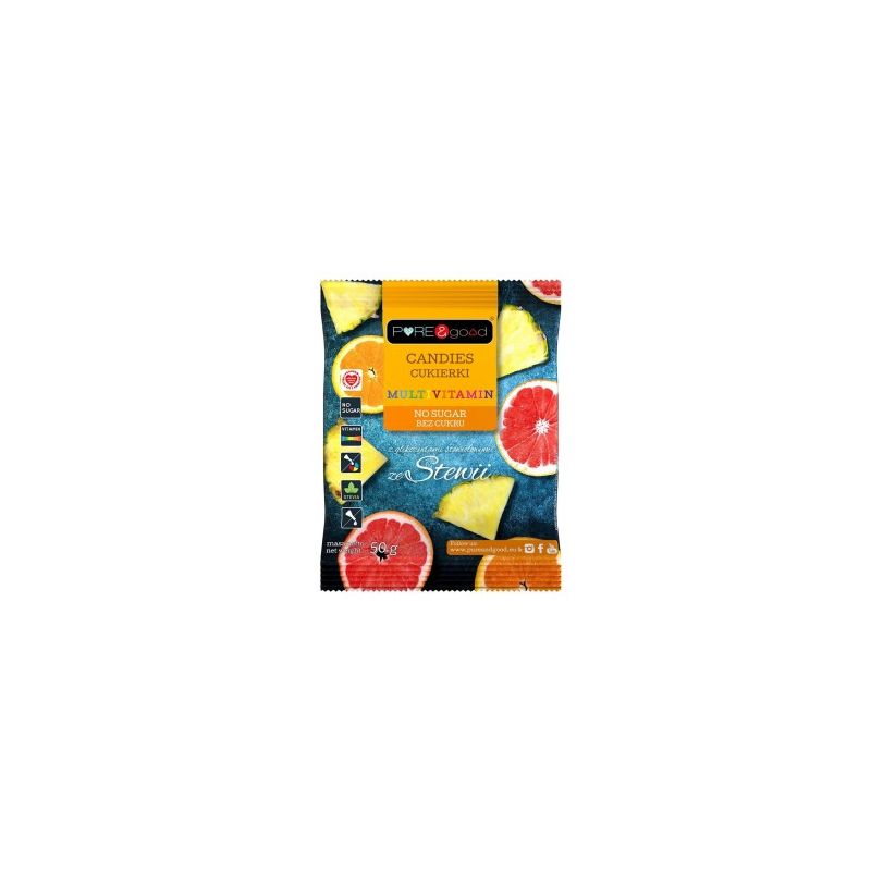 Cukierki Multivitamin bez cukru 50 g
