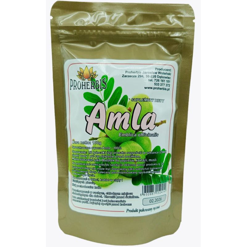 Amla owoc sproszkowany 100 g