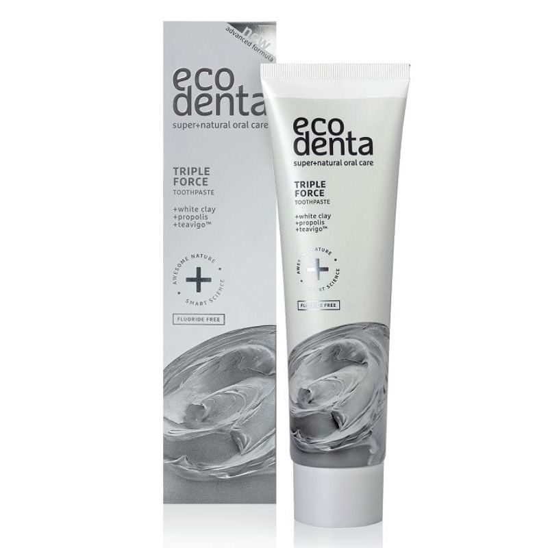 Pasta Eco denta do zębów Glinka biała + Propolis 100 ml