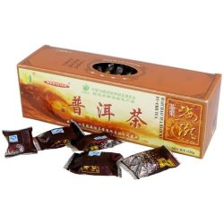 Herbata chińska pu-erh czerwona prasowana 125 g