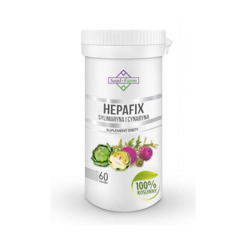 Hepafix (sylimaryna i cynaryna) 60 kaps.