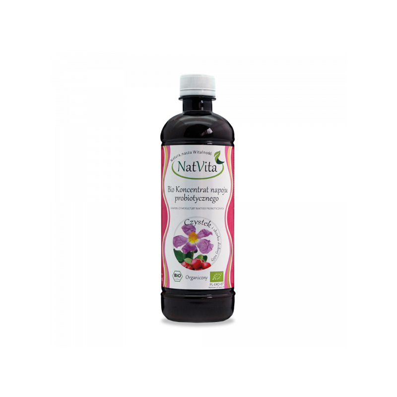 Bio Koncentrat Napoju Probiotycznego 500 ml Czystek i Dzika róża