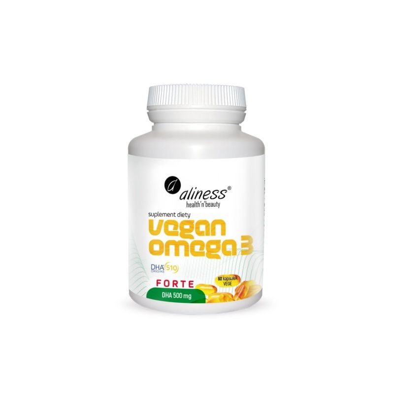 VeganOmega 3 forte DHA 500 mg 60 kaps VeganOmega 3 forte DHA 500 mg 60 kaps