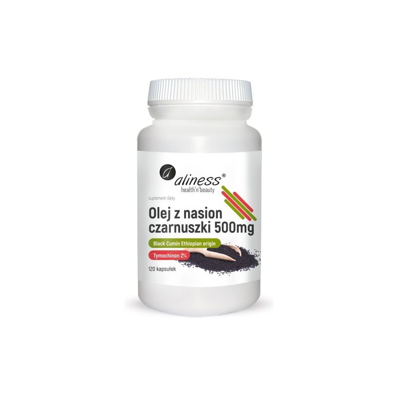 Olej z nasion czarnuszki 500 mg 120 kaps.