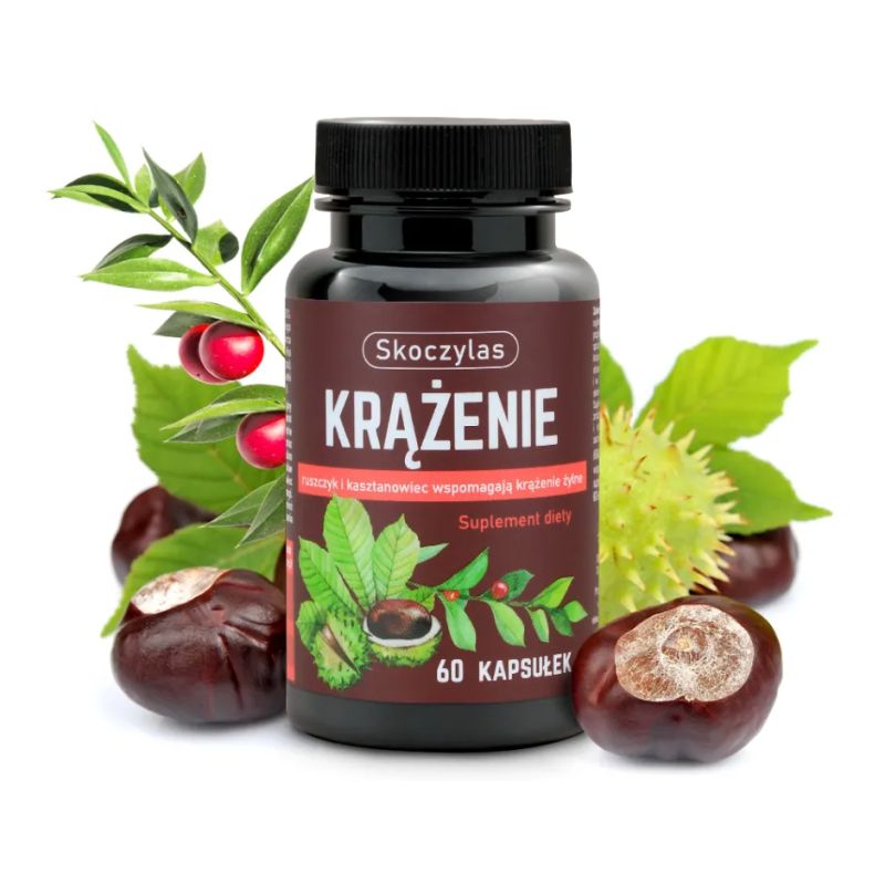 Krążenie ruszczyk diosmina kasztan 60 kaps. Krążenie ruszczyk diosmina kasztan 60 kaps.