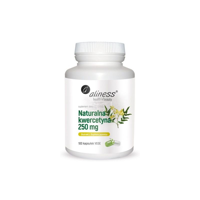 Naturalna kwercetyna 250 mg 100 kaps. Naturalna kwercetyna 250 mg 100 kaps.