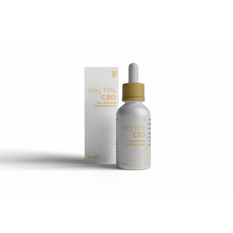 Olej CBD 10% Full spectrum 10 ml 3H