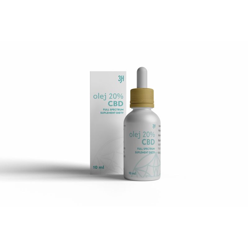 Olej CBD 20% Full spectrum 10 ml 3H Olej CBD 20% Full spectrum 10 ml 3H