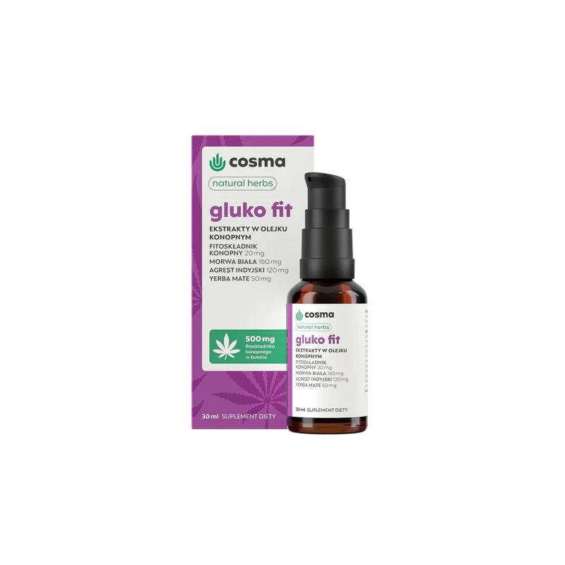 Cosma Cannabis Gluko Fit 30 ml
