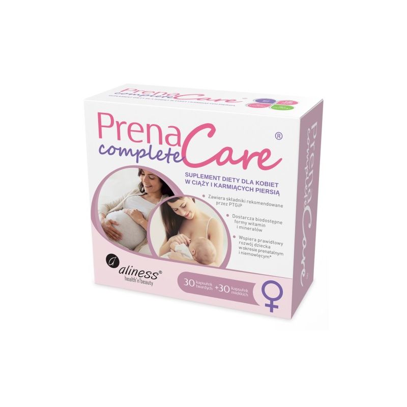 PrenaCare Complete dla kobiet w ciąży i karmiących 30 kaps. + 30 softgels PrenaCare Complete dla kobiet w ciąży i karmiących 30 kaps. + 30 softgels