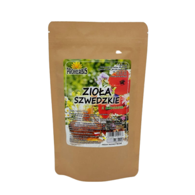 Zioła szwedzkie z aloesem 100g 