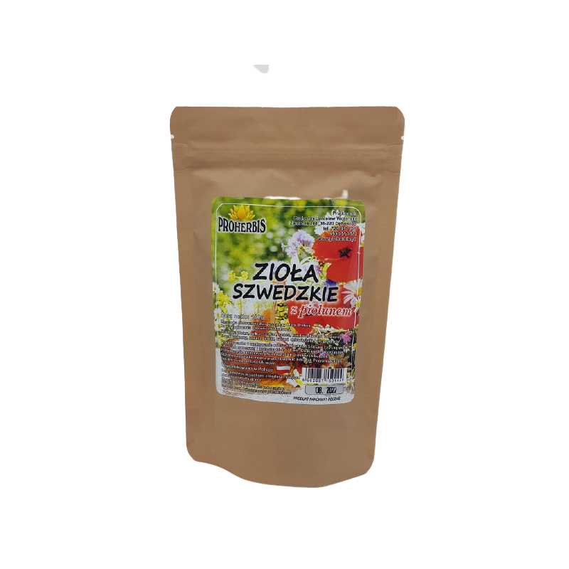 Zioła szwedzkie z piołunem 100g 