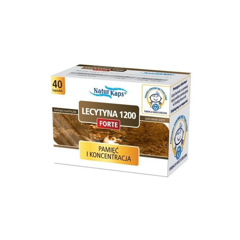 Lecytyna forte 1200 mg 40 kaps. Lecytyna forte 1200 mg 40 kaps.
