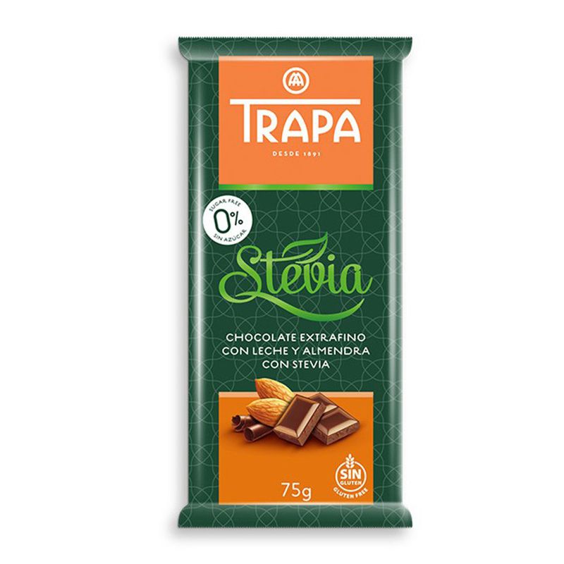 Czekolada mleczna z migdałami 75g