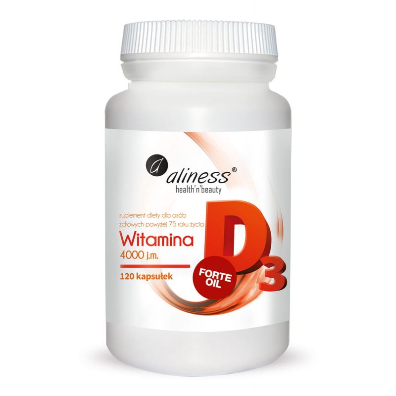 Witamina D3 forte oil 4000 j.m. 120 kaps.