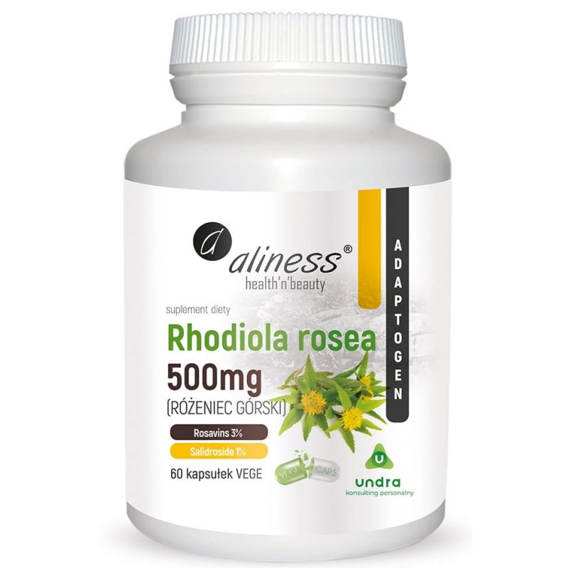 Rhodiola rosea (różeniec górski) 60 kaps. Rhodiola rosea (różeniec górski) 60 kaps.