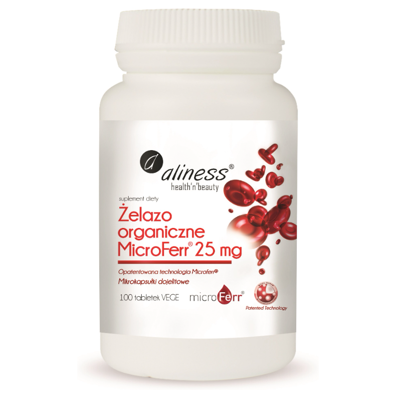 Żelazo organiczne MicroFerr 100 tabl. Żelazo organiczne MicroFerr 100 tabl.