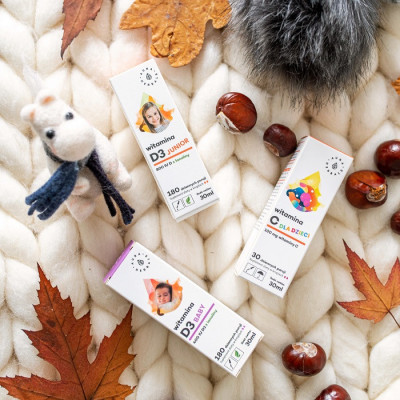 Witamina D3 junior 30 ml Aura Witamina D3 junior 30 ml Aura