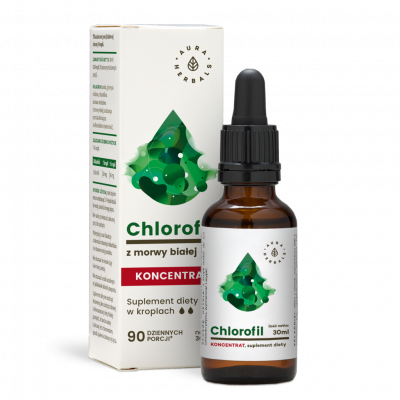 Chlorofil z morwy białej 30 ml krople koncentrat
