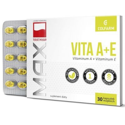 Vita A+E max 30 kaps. Colfarm