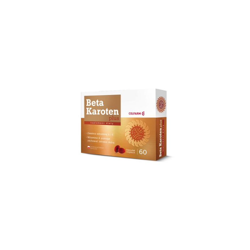 Beta karoten plus 60 kaps. Colfarm