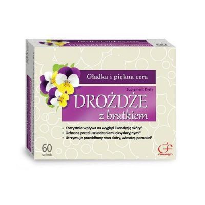 Drożdże z bratkiem 60 tabl. Colfarm