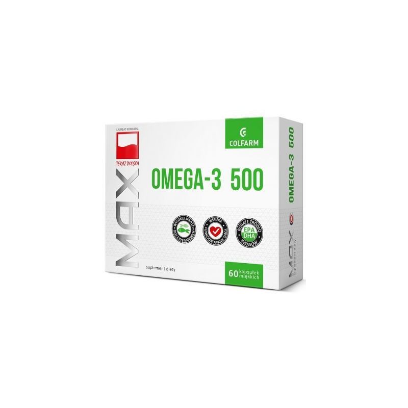 Omega 3 max 60 kaps. Colfarm Omega 3 max 60 kaps. Colfarm