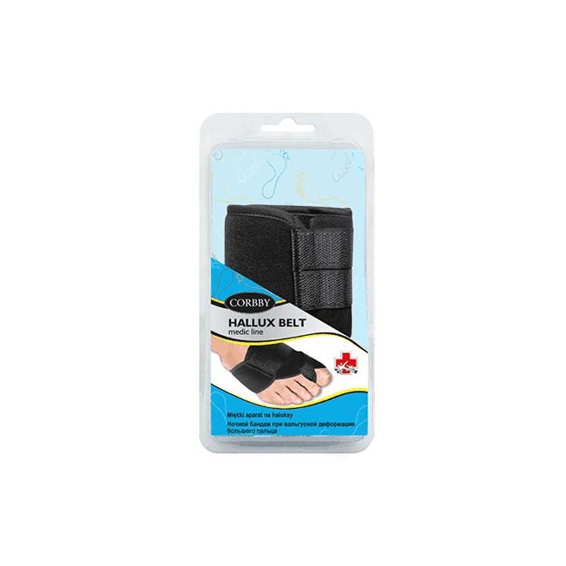 Hallux belt Lewy miękki aparat na haluksy