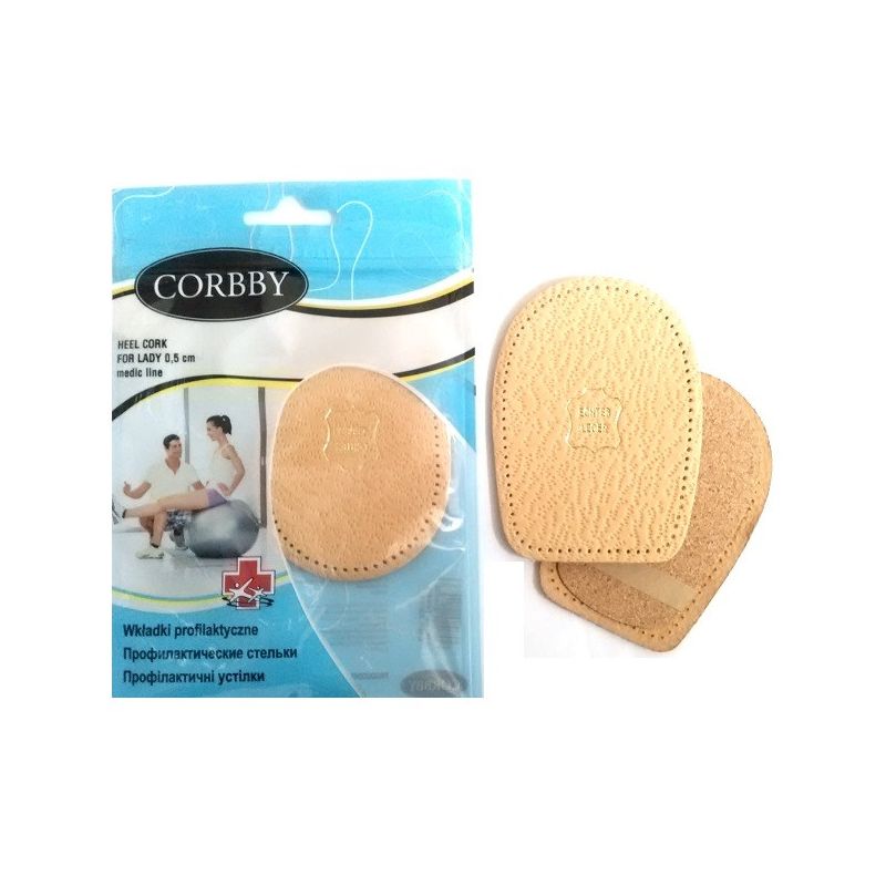Heel cork for lady 0,5 cm