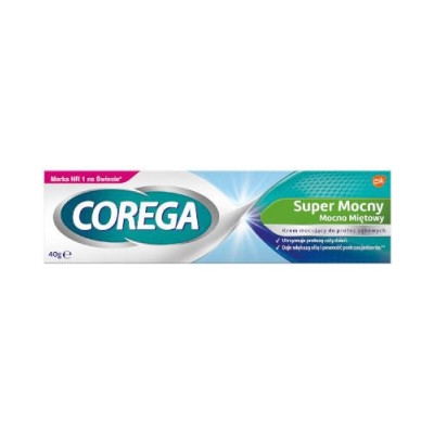 Corega super mocny 40 g mocno miętowy krem moc.