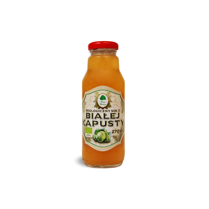 Sok z białej kapusty 270 ml eko