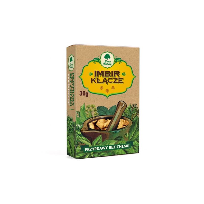 Imbir kłącze 30 g (kartonik) Imbir kłącze 30 g (kartonik)