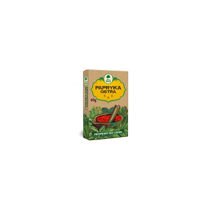 Papryka ostra 60 g (kartonik)