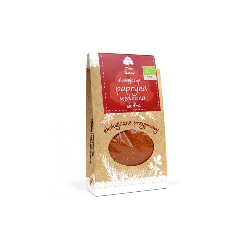 Papryka wędzona słodka miel. 50g eko Papryka wędzona słodka miel. 50g eko