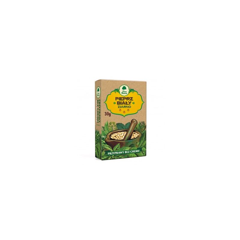 Pieprz biały ziarno 30g (kartonik)