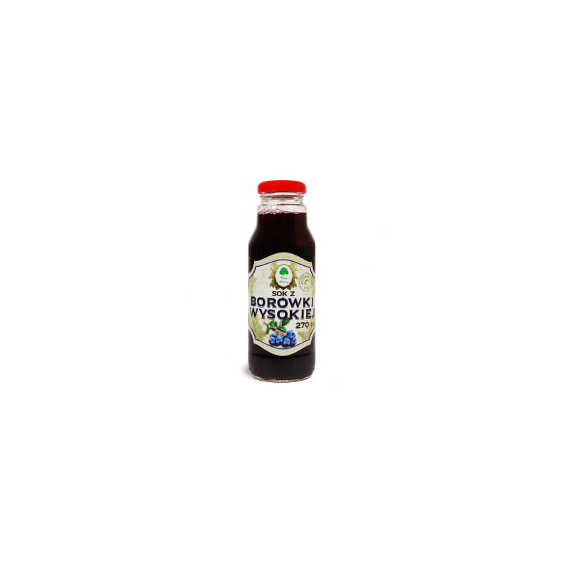 Sok borówka wysoka Eko 270 ml