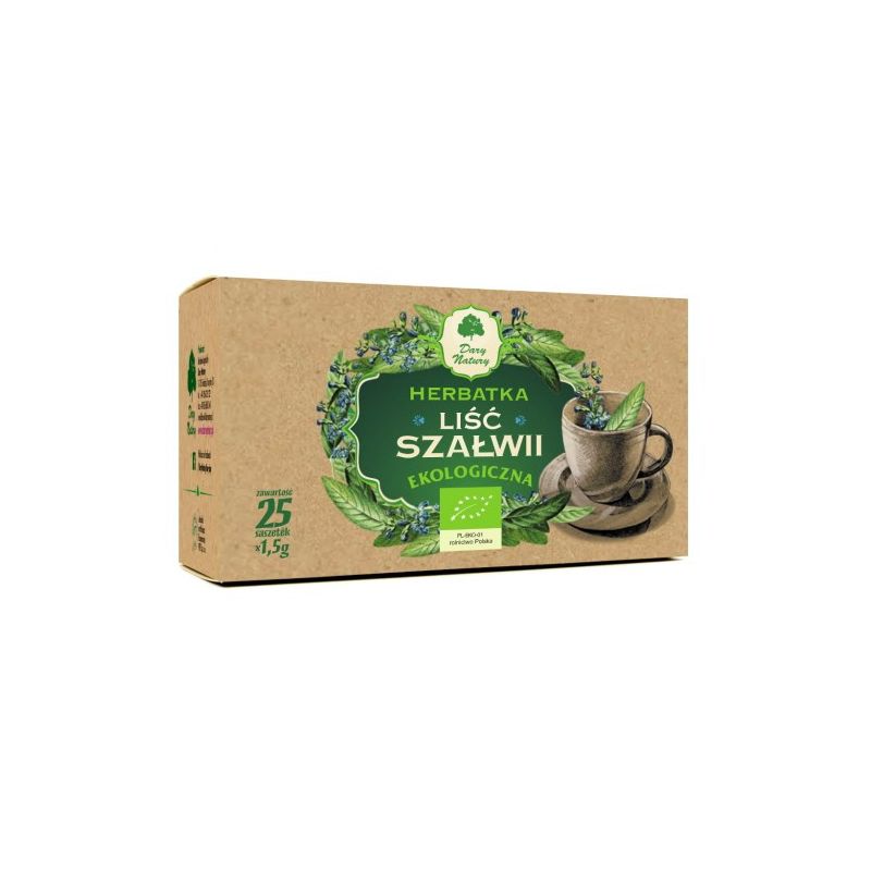 Szałwia liść 25 sasz. eko DN
