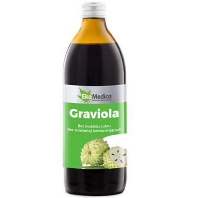 Graviola sok 100% 500 ml Ekamedica