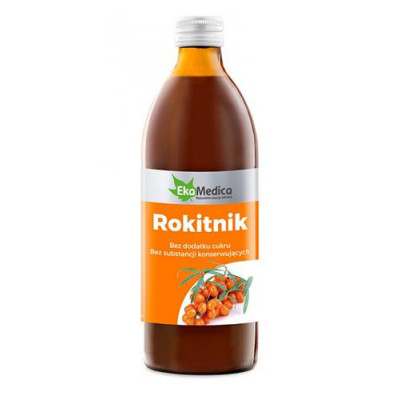 Rokitnik sok 100% 500 ml Ekamedica