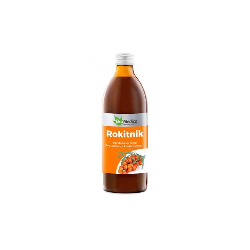 Rokitnik sok 100% 500 ml Ekamedica