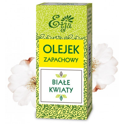 Białe kwiaty olejek zapachowy  10 ml
