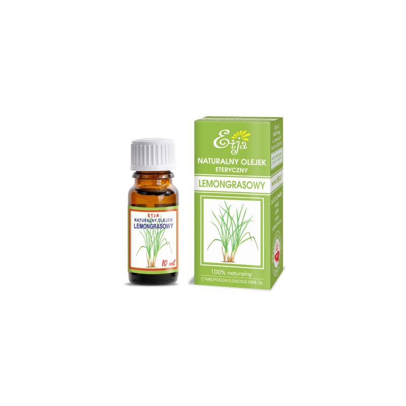 Olejek lemongrasowy (trawa cytrynowa) 10 ml Etja